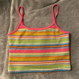Colorful beach tank top